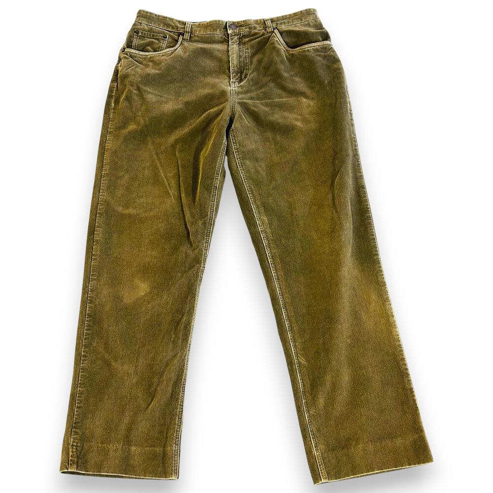 Orvis Mens 34x31 Corduroy Jeans Tan Charles Orvis Signature Cotton Blend